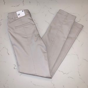 NWT Khaki Mid Rise Stretch Slacks Dress Pants 0